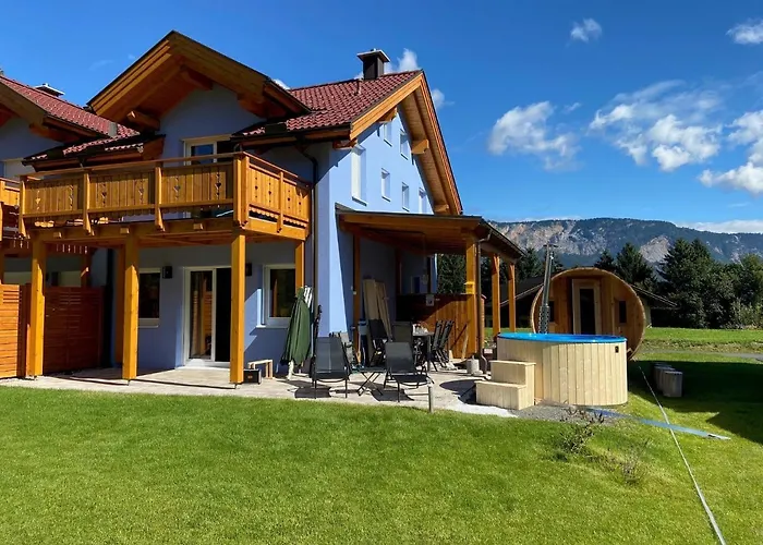 Holiday home Casa Blu Kaernten - One In Three Countries - Cold&hottub, Sauna - Piste *